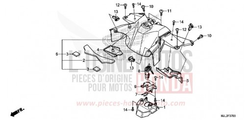 CACHE CENTRAL NC750XDE de 2014